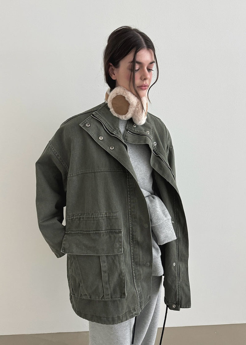 Gavara Market - Korean Women Fashion - #momslook - Weden Quilting Washing Jacket - 8