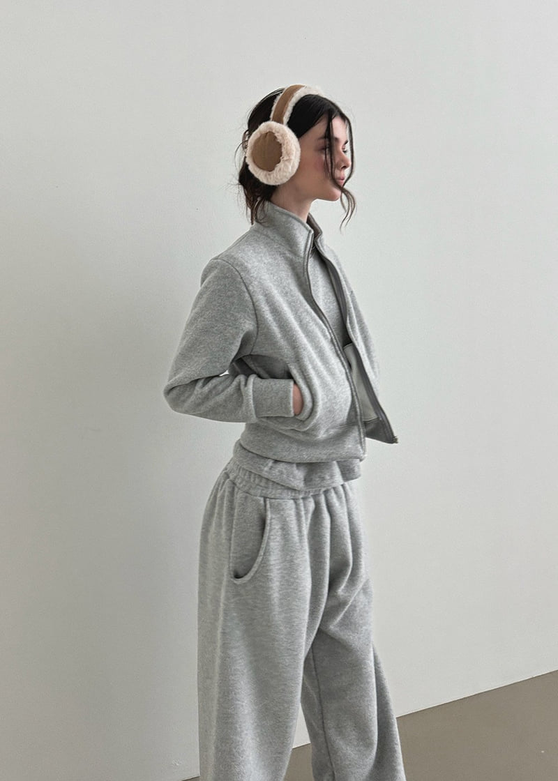 Gavara Market - Korean Women Fashion - #vintageinspired - Fleece Wide Pants - 10