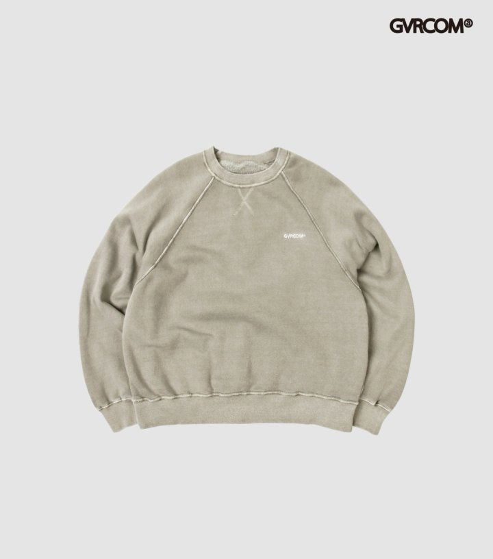 Gavara Market - Korean Women Fashion - #vintageinspired - Front Pigment Sweatshirts - 3