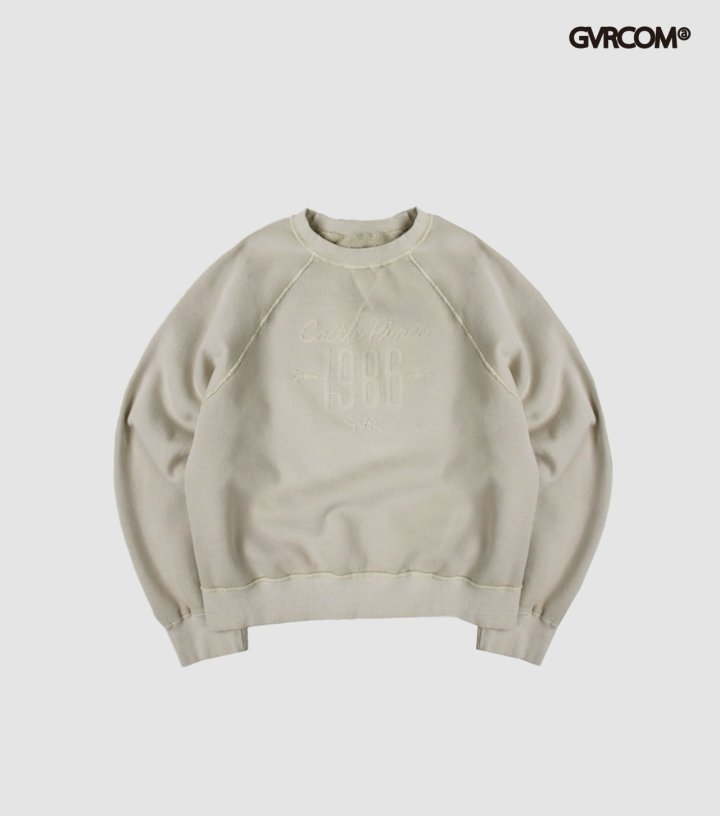 Gavara Market - Korean Women Fashion - #vintageinspired - Capy Pigment Sweatshirts - 2
