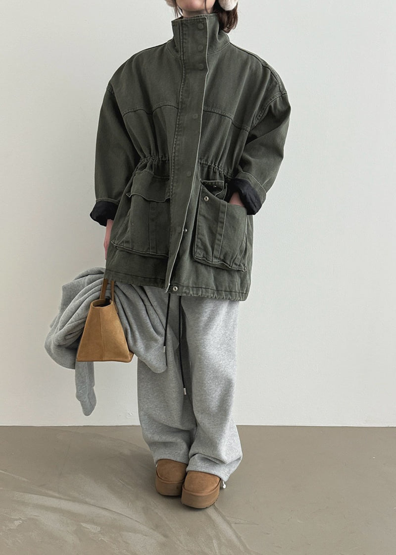 Gavara Market - Korean Women Fashion - #womensfashion - Weden Quilting Washing Jacket - 7