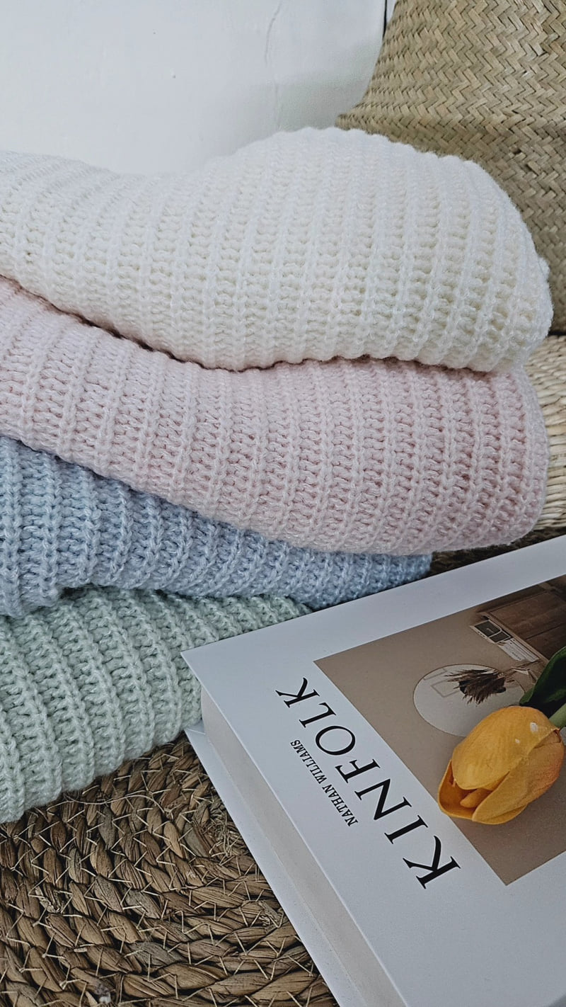 Gram - Korean Women Fashion - #momslook - V Love Knit - 11