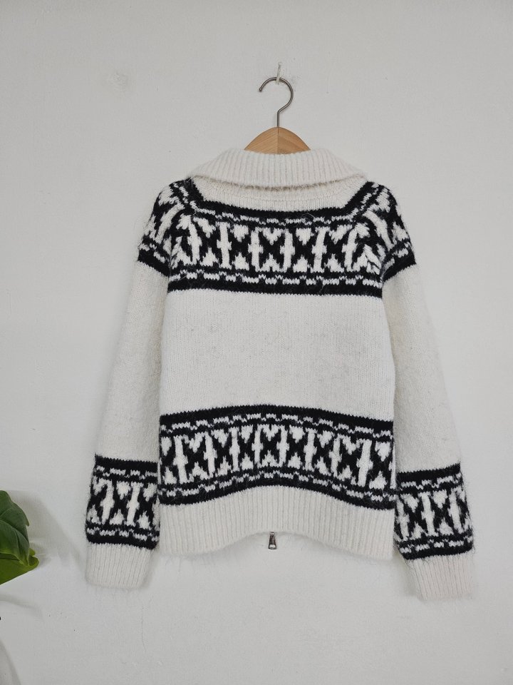 Gram - Korean Women Fashion - #restrostyle - Wool Two-way Zip-up Jacket - 6