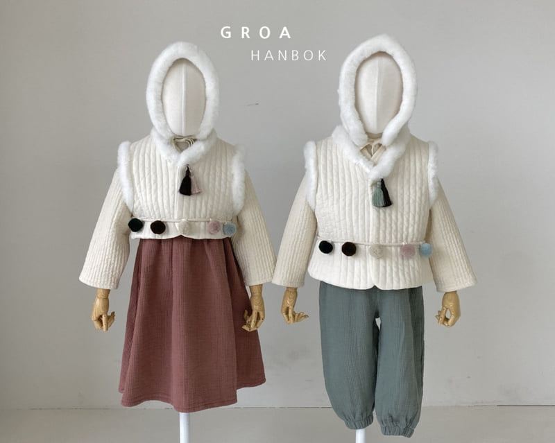 Groa - Korean Baby Fashion - #onlinebabyboutique - Pompom Belt - 4