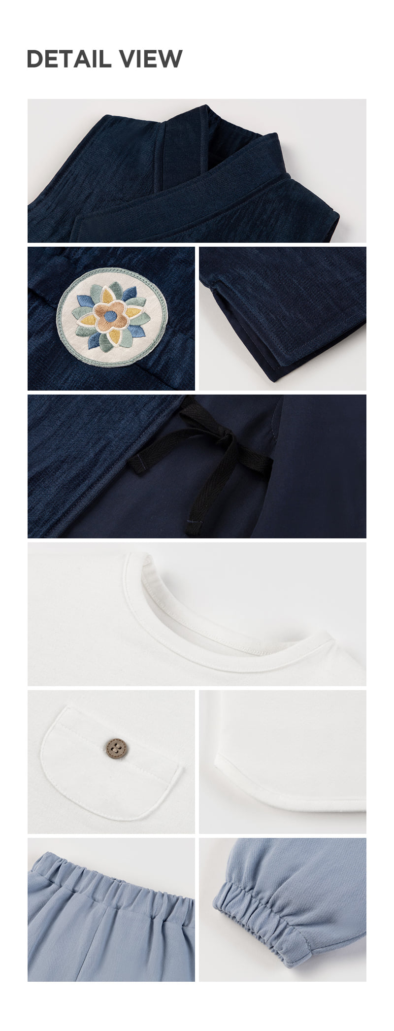 Kids Clara - Korean Baby Fashion - #babyoninstagram - Gaonnuri Vest Top Bottom Baby Boy Hanbok Set - 6