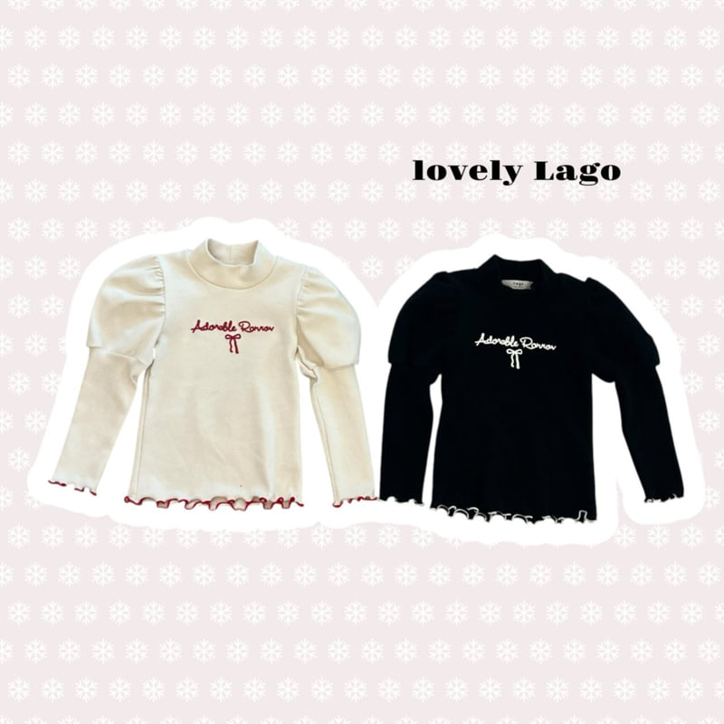 Lago - Korean Children Fashion - #kidsshorts - Adorable Mockneck Tee - 11