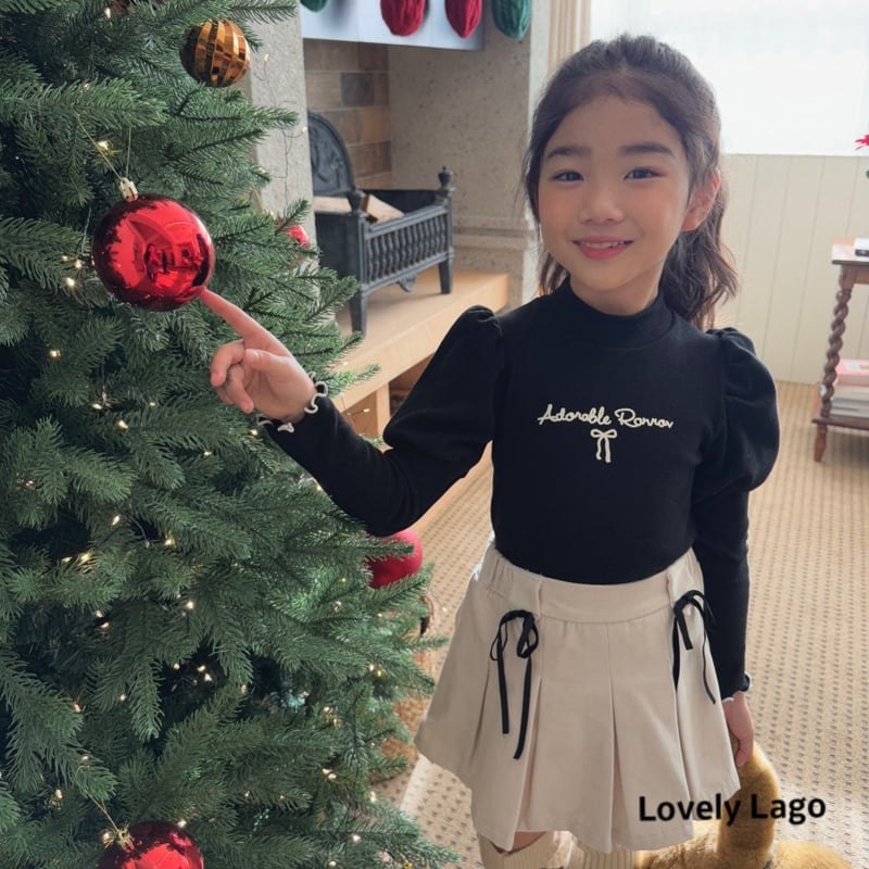 Lago - Korean Children Fashion - #prettylittlegirls - Adorable Mockneck Tee - 2