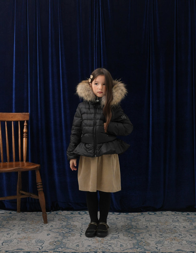 Le Bev - Korean Children Fashion - #Kfashion4kids - Corduroy Suspender Dress - 11