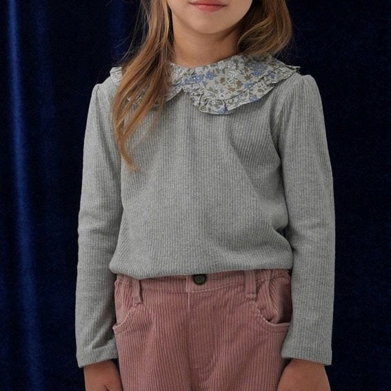 Le Bev - Korean Children Fashion - #kidzfashiontrend - Liberty Collar Tee
