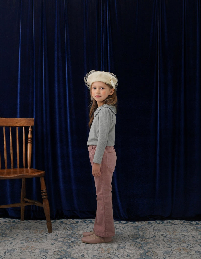 Le Bev - Korean Children Fashion - #littlefashionista - Liberty Collar Tee - 3