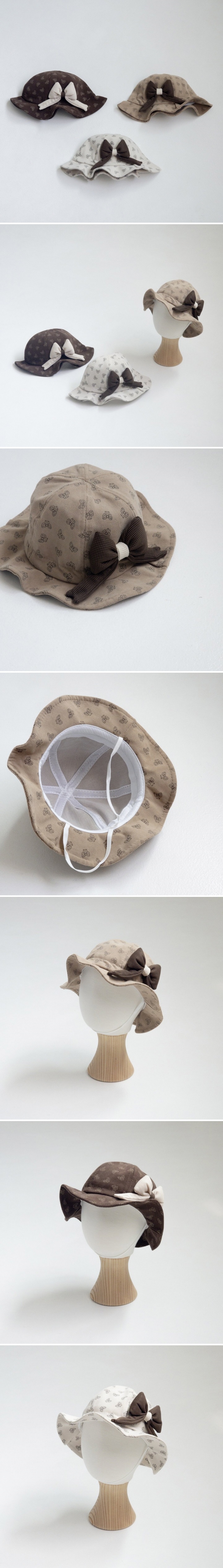 Little Hat - Korean Baby Fashion - #babyboutiqueclothing - Thick Ribbon Bucket Hat