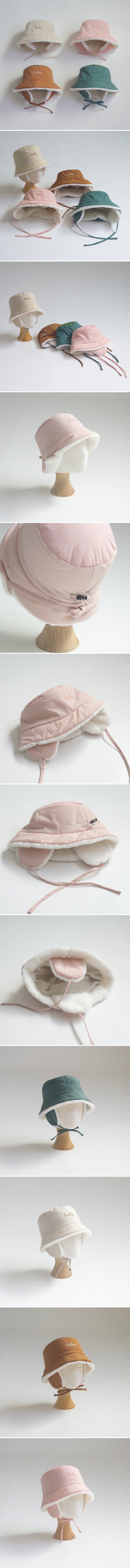 Little Hat - Korean Children Fashion - #magicofchildhood - Padding Luckey Winter Bucket Hat