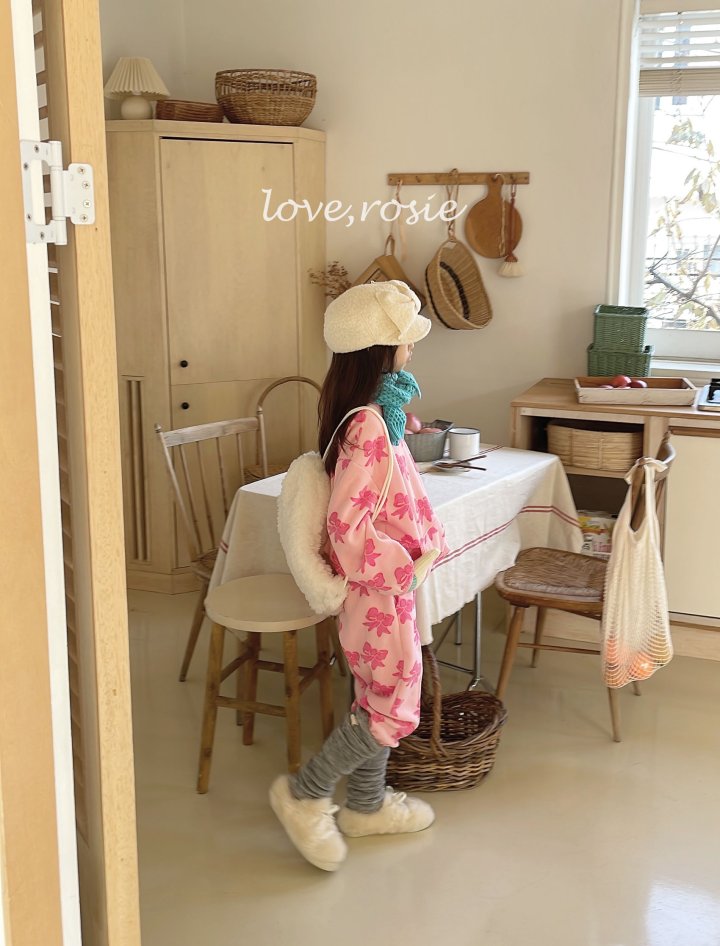 Love Rosie - Korean Children Fashion - #kidsshorts - Juju Fleece Ribbon Set - 9