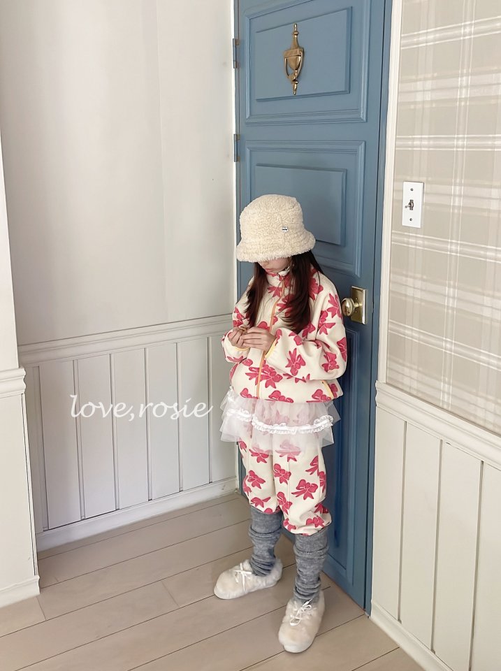 Love Rosie - Korean Children Fashion - #todddlerfashion - Juju Fleece Ribbon Set