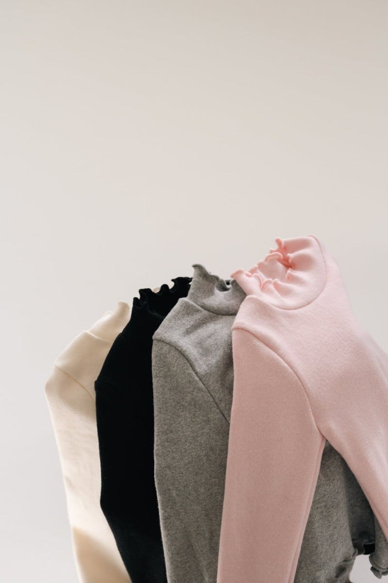 Loveplain - Korean Children Fashion - #designkidswear - Love Mockneck Tee - 5
