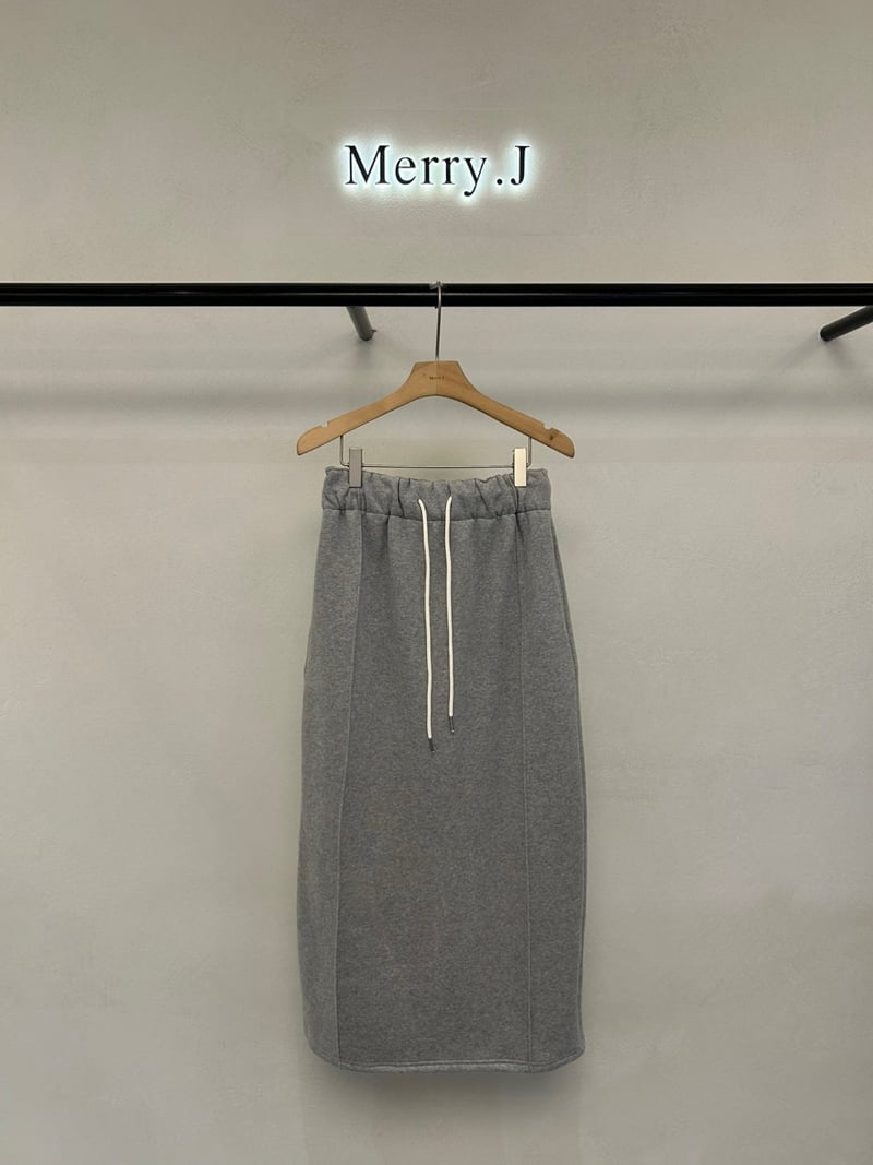 Merry J - Korean Women Fashion - #momslook - Flecce Vin Chaud H-line Skirt - 9