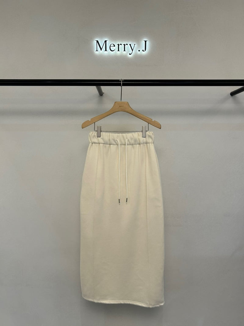 Merry J - Korean Women Fashion - #womensfashion - Flecce Vin Chaud H-line Skirt - 10