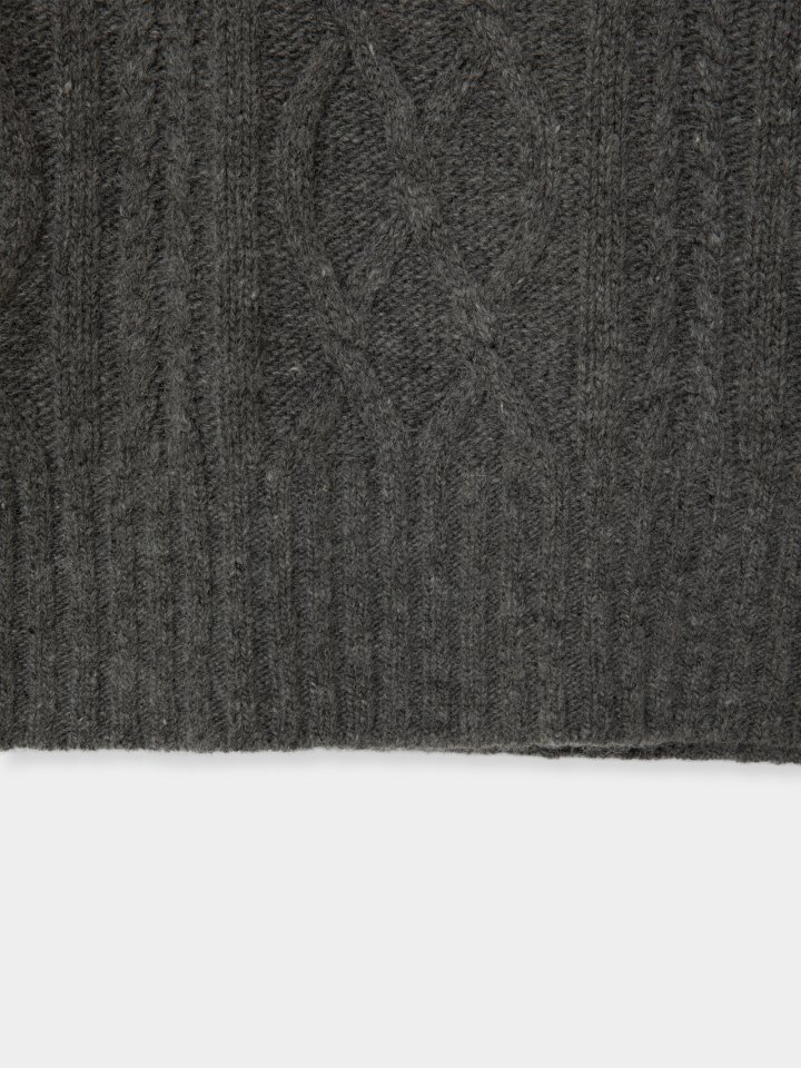 Moani - Korean Women Fashion - #momslook - Wool Fisherman Pullover Knit - 11