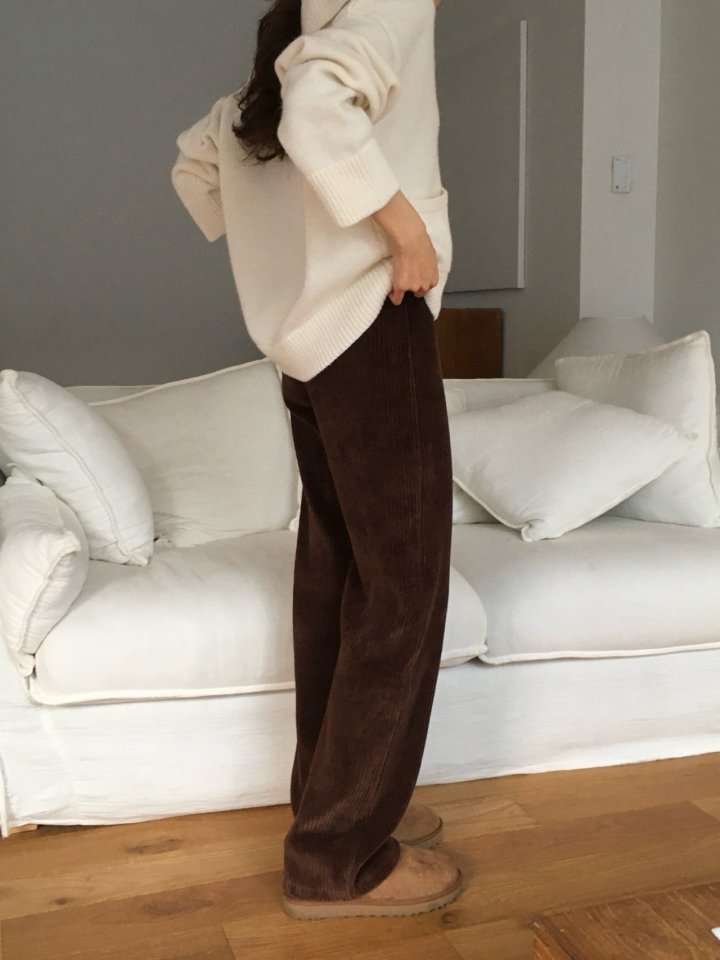 Moani - Korean Women Fashion - #restrostyle - Garcon Corduroy Pants - 6
