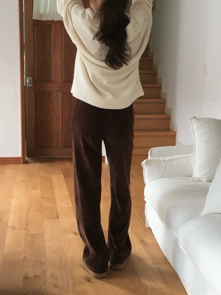 Moani - Korean Women Fashion - #romanticstyle - Garcon Corduroy Pants - 7