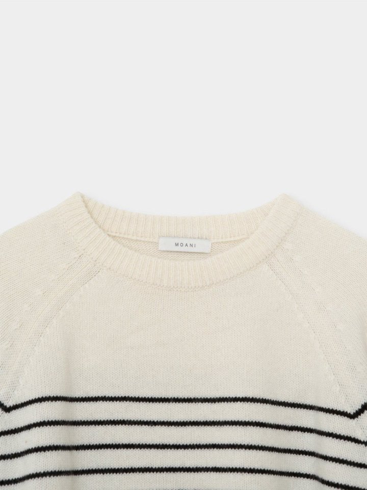 Moani - Korean Women Fashion - #vintageinspired - Beaute Stripe Knit - 9
