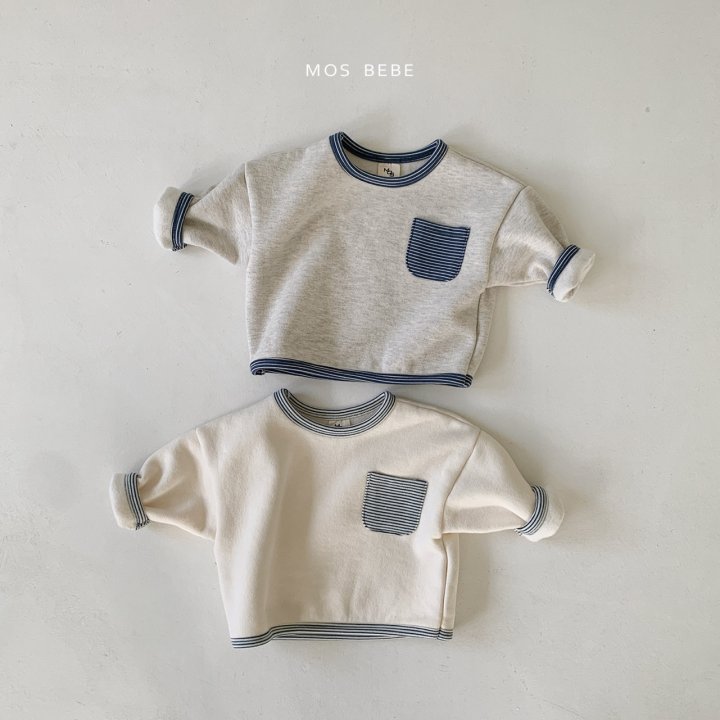 Mos Bebe - Korean Baby Fashion - #babyfashion - Warm Fleece Tee - 2