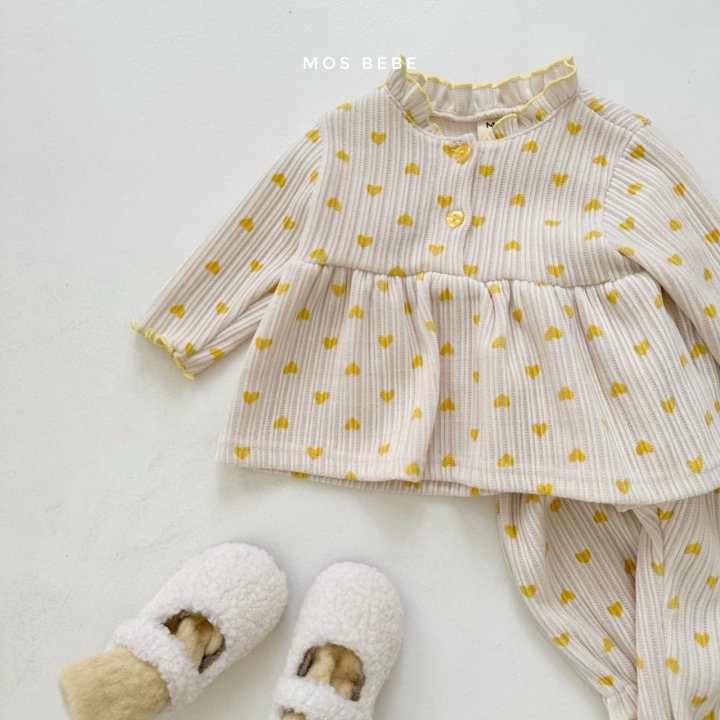 Mos Bebe - Korean Baby Fashion - #babylifestyle - Heart Bonbon Set - 7