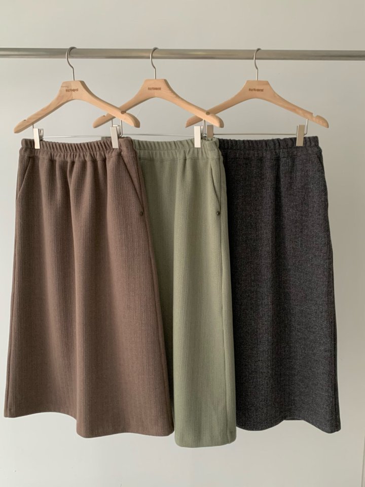 Our Moment - Korean Women Fashion - #womensfashion - Rib Knitting Skirt - 12
