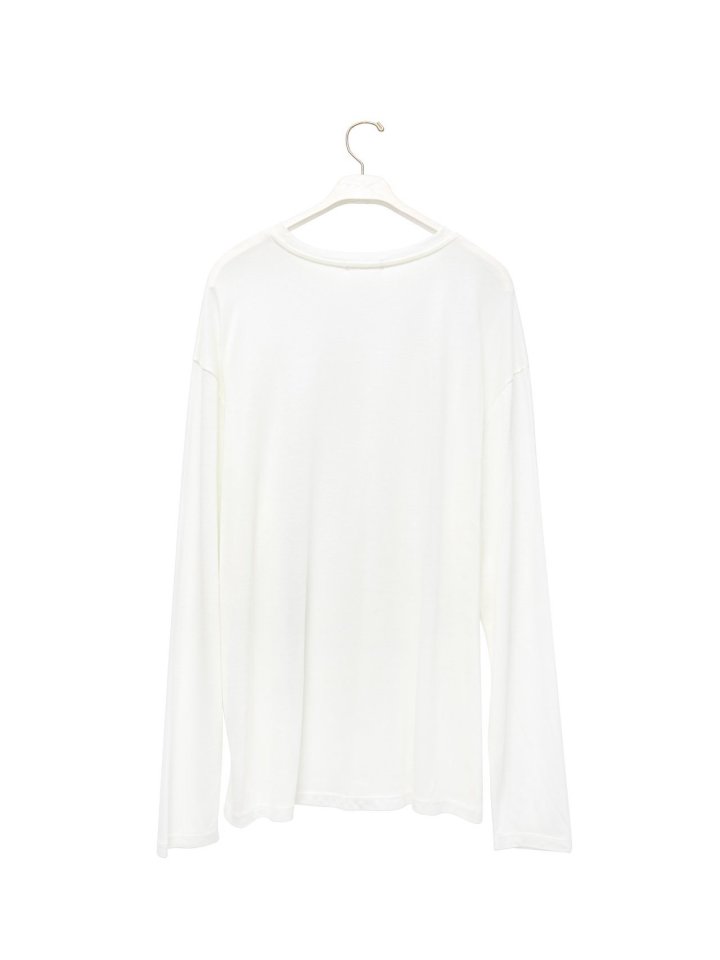 Paper Moon - Korean Women Fashion - #momslook - Classic Oversized Soft Modal Long Sleeved T-shirt - 9