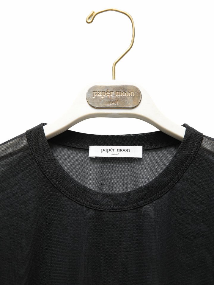 Paper Moon - Korean Women Fashion - #restrostyle - Mesh Sheer Long Sleeved Tee - 5