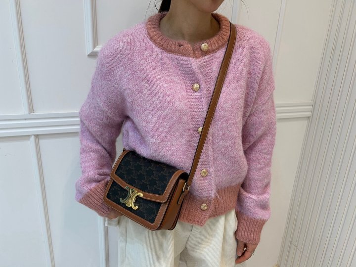 Pearls room - Korean Women Fashion - #womensfashion - Raglan Cardigan - 6
