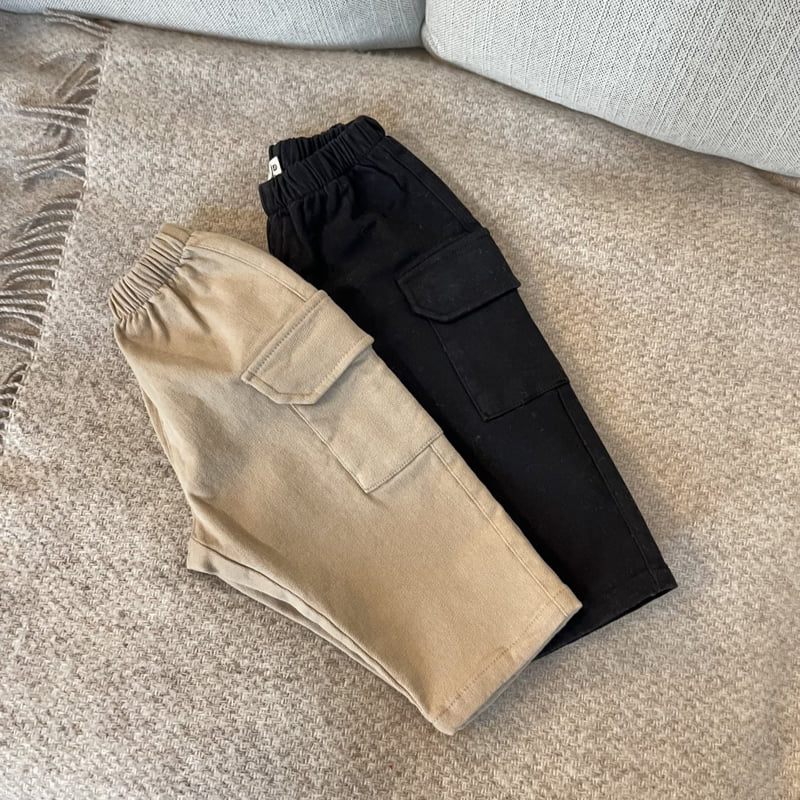 Pom - Korean Children Fashion - #todddlerfashion - Winter Cargo Pants - 2