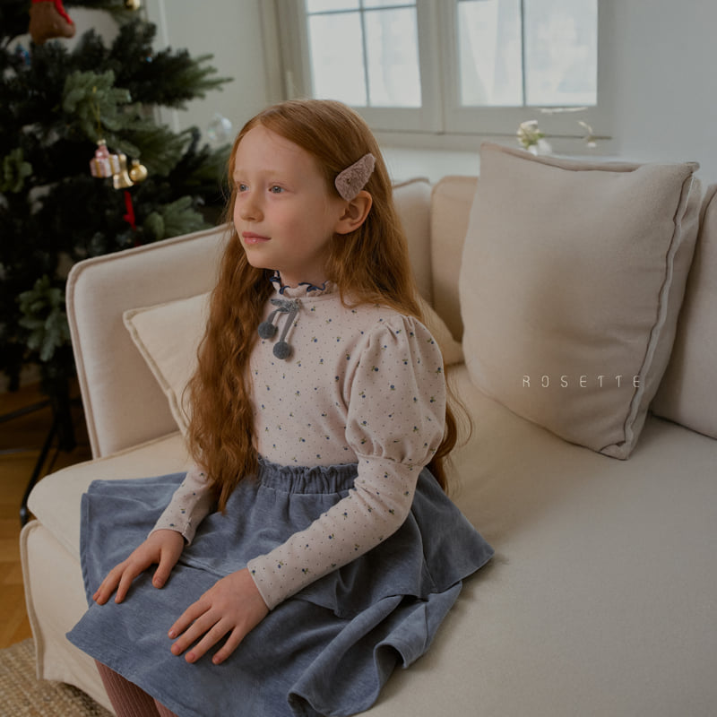 Rosette - Korean Children Fashion - #toddlerclothing - Holly Fril Tee - 9