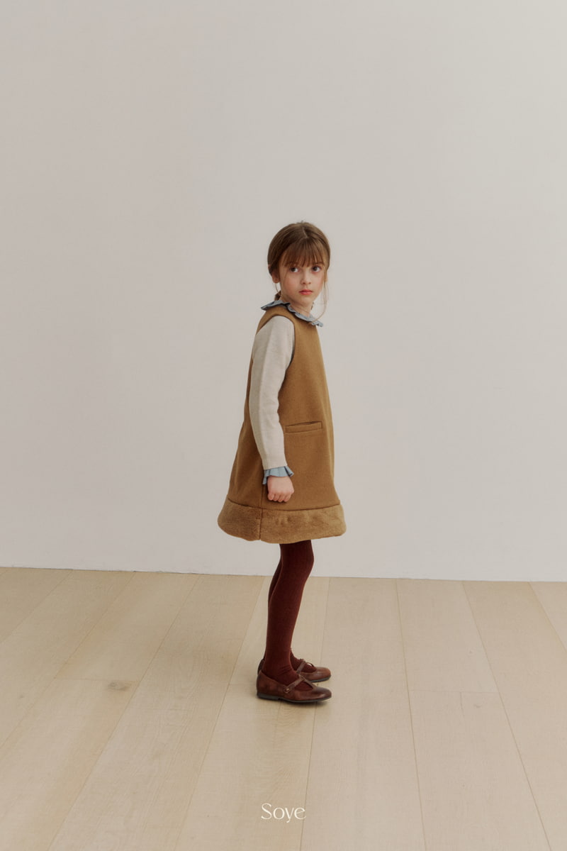 Soye - Korean Children Fashion - #magicofchildhood - Soft Trimming One-piece - 7