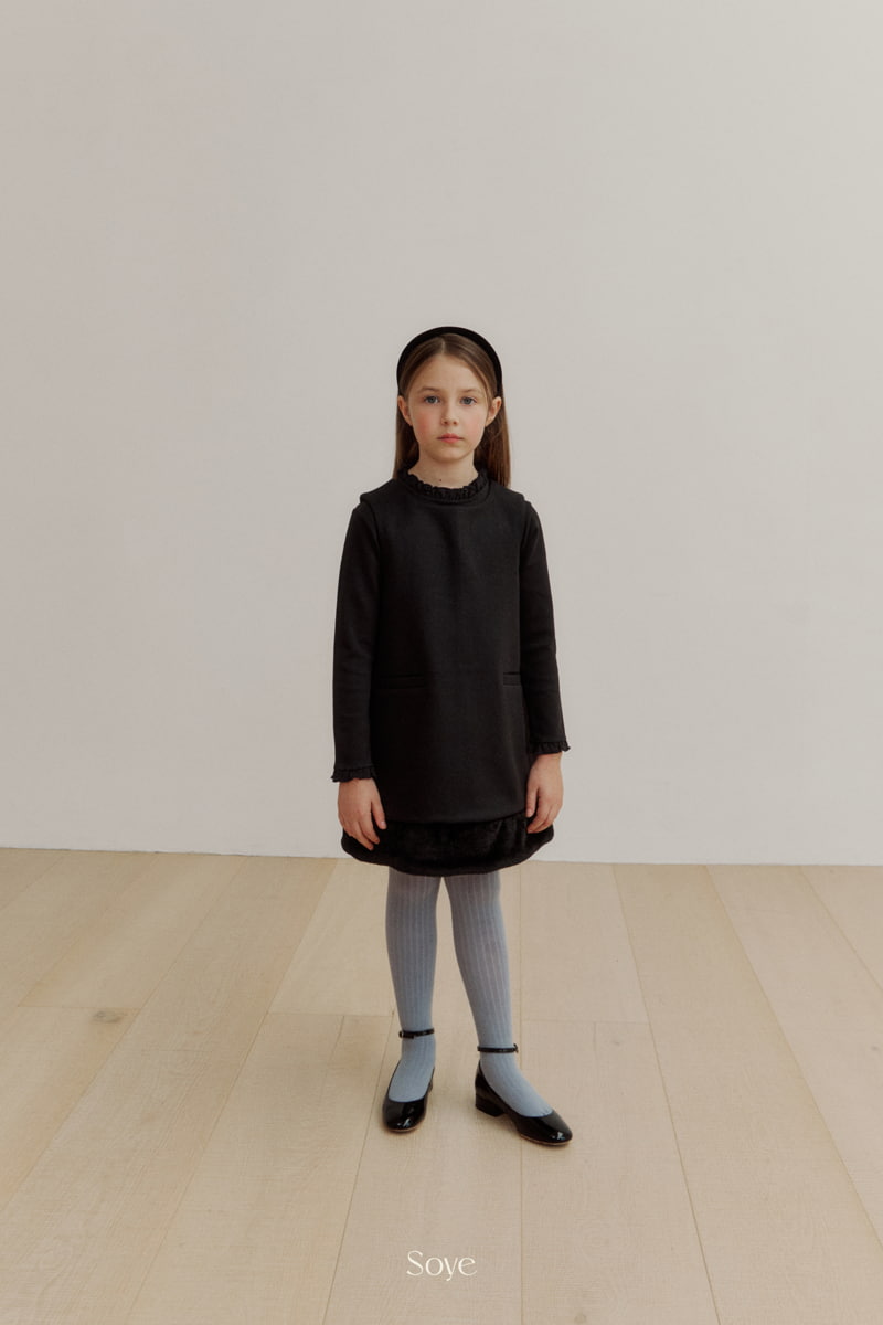 Soye - Korean Children Fashion - #minifashionista - Soft Trimming One-piece - 8