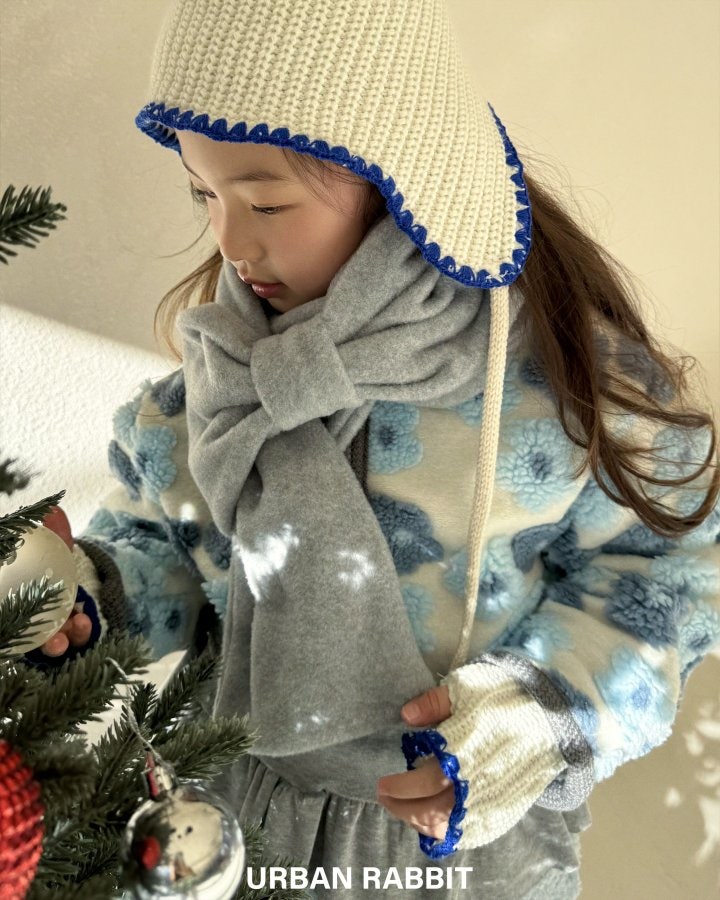 Urban Rabbit - Korean Children Fashion - #magicofchildhood - Pom Flower Cardigan - 8