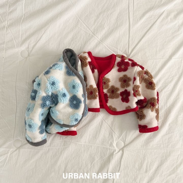 Urban Rabbit - Korean Children Fashion - #prettylittlegirls - Pom Flower Cardigan - 10