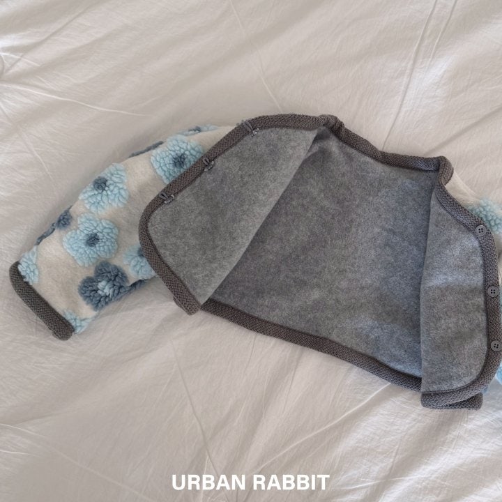 Urban Rabbit - Korean Children Fashion - #todddlerfashion - Pom Flower Cardigan - 11
