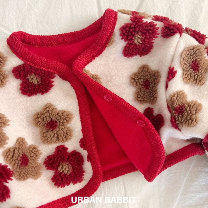 Urban Rabbit - Korean Children Fashion - #toddlerclothing - Pom Flower Cardigan - 12