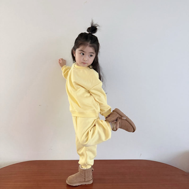 Yellow Factory - Korean Children Fashion - #Kfashion4kids - Best Fleece Top Bottom Set - 8